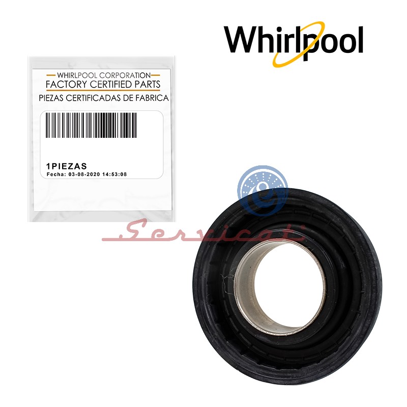 RETENEDOR DE TINA ØINT:3.2CM X ØEXT:6.4CM X ESP:1.2CM ORIGINAL LAVADORA WHIRLPOOL