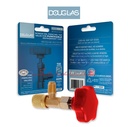 VÁLVULA DE PINCHAR POTE DE GAS REFRIGERANTE 1/4'' DOUGLAS REFRIGERADORA TODAS LAS MARCAS