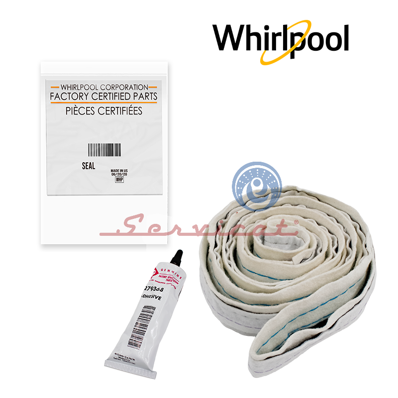 FELPA TRASERA DE TAMBOR PER:201CM - ØINT:64CM CON PEGAMENTO ORIGINAL SECADORA WHIRLPOOL
