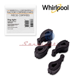 KIT DE ACOPLES DEL AGITADOR 3 ESTRÍAS ORIGINAL LAVADORA WHIRLPOOL