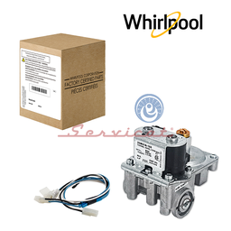KIT COMPLETO DE VÁLVULAS DE CONTROL DE GAS 2 SOLENOIDES - 0.5PSI ORIGINAL SECADORA A GAS WHIRLPOOL